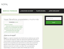 Tablet Screenshot of nopales.info